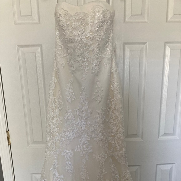 San Patrick Strapless, Lace Wedding Dress - Picture 12 of 12